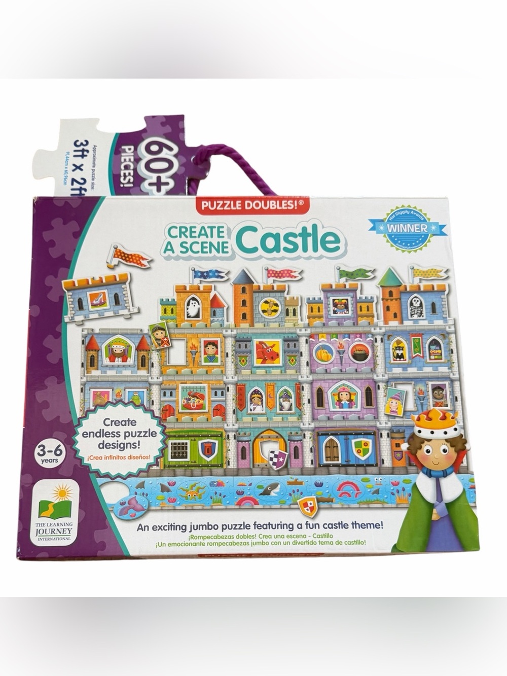 The Learning Journey Create A Scene Castle Puzzle - Purple Accent